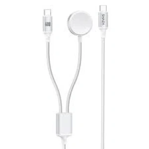 Shaza Type-C to Type-C Veri ve Saat Şarj Aleti,