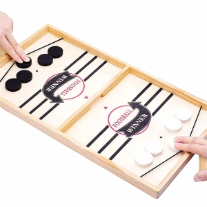 Sling Puck Oyunu - Hızlı Tempolu Kayışlı Hockey Tablo Oyunu, Aile ve Parti Eğlencesi İçin İdeal