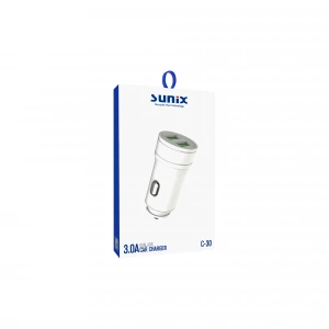 Sunix C-30 Araç Hızlı Şarj Adaptörü