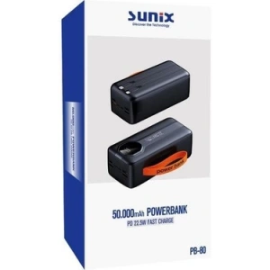 Sunix PB-80 Powerbank 50.000 mAh