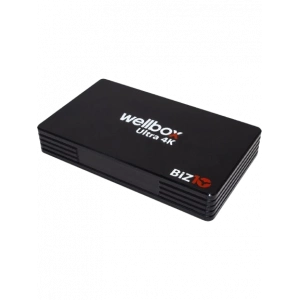 WELLBOX BiZ10 4K Android TV Box Uydu Alıcısı