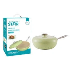 Winning Star Derin Die‑Cast (döküm) Alüminyum Non‑Stick Wok Tava