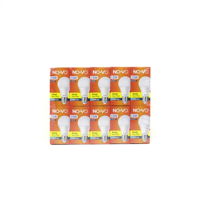 10 ADET 15W GÜN IŞIK LED AMPUL 1200LM 3000K 15.000 SAAT ÖMÜR (5047)