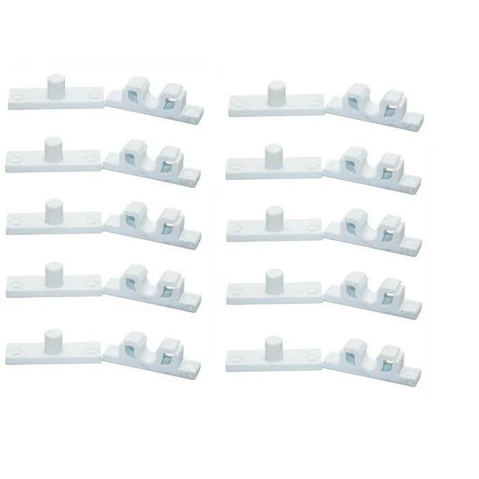 10 Adet Plastik Beyaz Sineklik Çıtçıtı – Dayanıklı ve Pratik Sineklik Sabitleme Aparatı