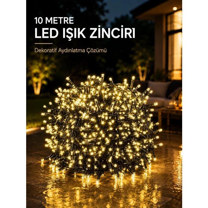 10 Metre Gün Işığı Led Işık Hafif ve Taşınabilir Özel Günler İçin