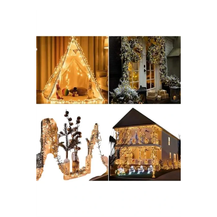 10 Metre Led Işık Saçaklı Dekoratif Şerit Led