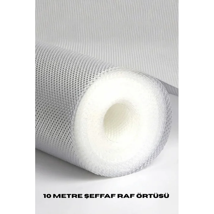 10 Metre Şeffaf Silikonlu Kaymaz Çekmece İçi Düzenleyici