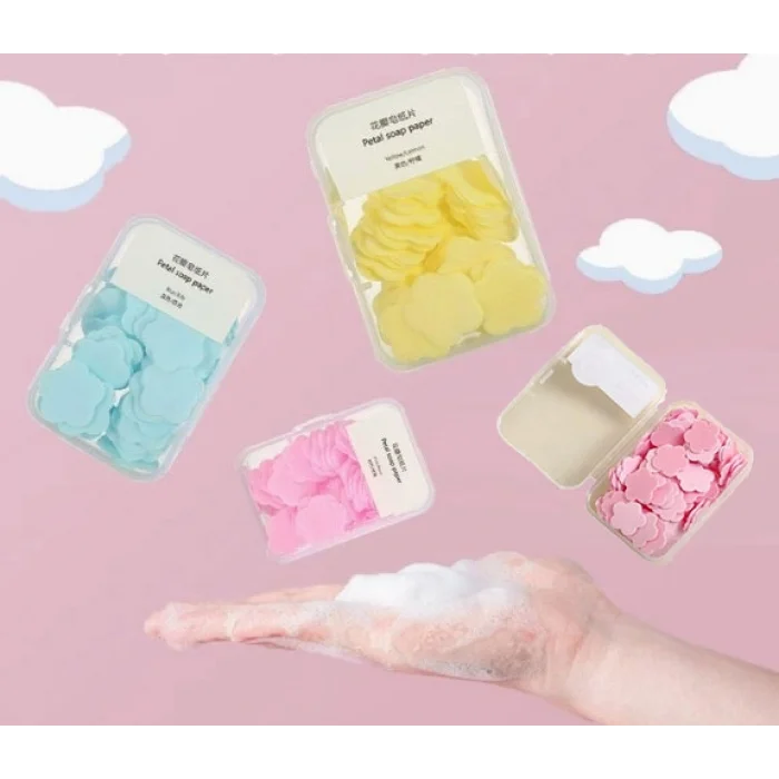 100 Yaprak Eriyen Mini Parfümlü Kağıt Sabun (5047)