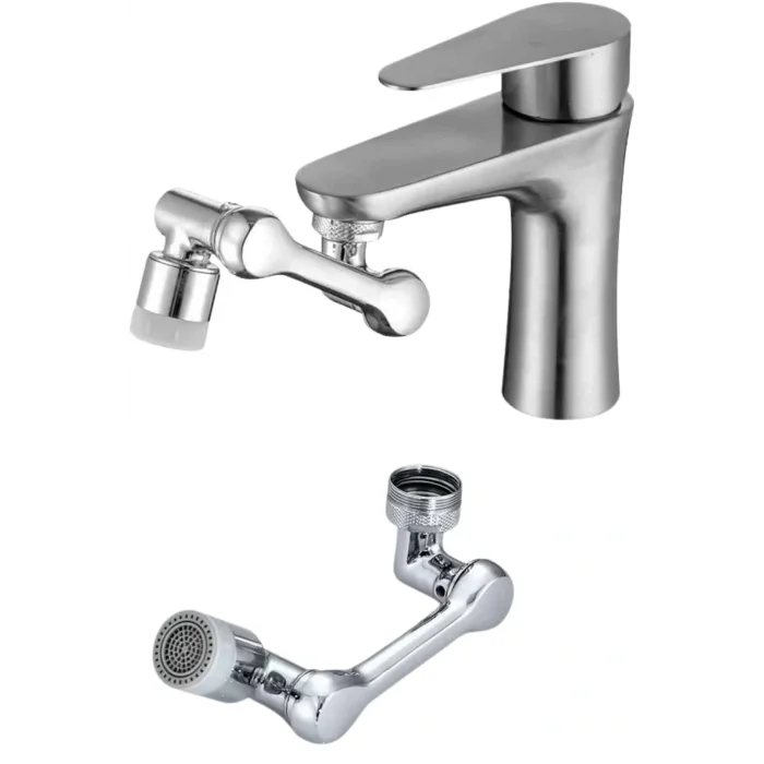 1080° Çok Yönlü Musluk Aparatı Püskürtme ve Köpük Akışlı