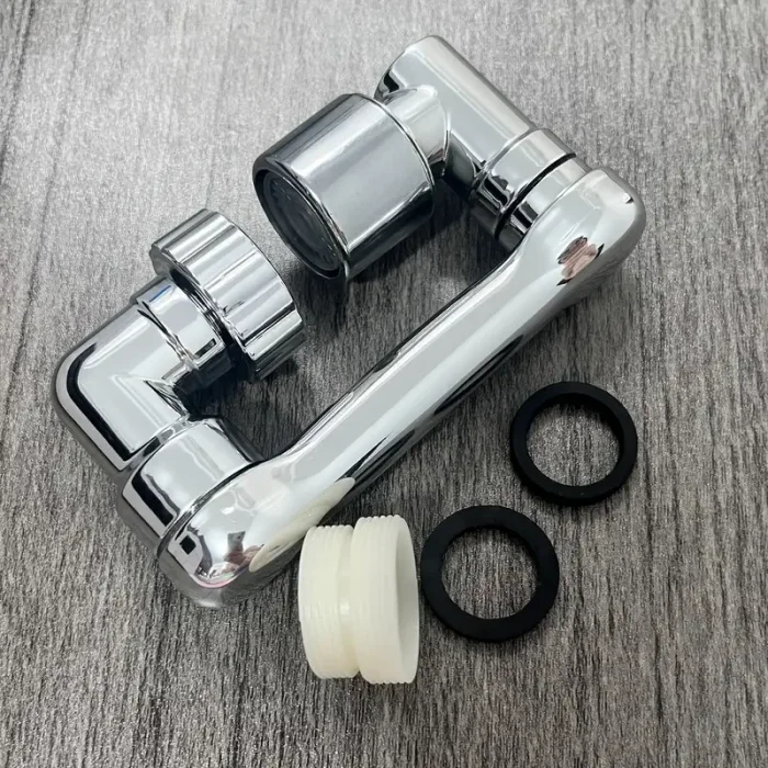 1080 Derece Dönebilen Mutfak ve Lavabo Bataryası Akrobat Musluk Ucu (5047)