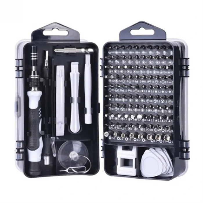 115 in 1 Hassas Tornavida Onarım Alet Manyetik Sürücü Kitli Elektronik Hassas Tornavida Seti (5047)
