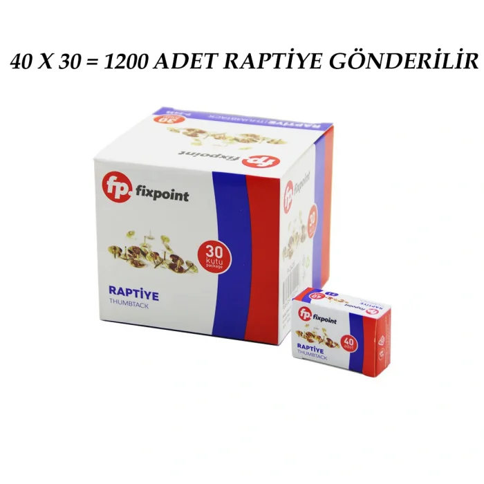 1200 ADET METAL RAPTİYE = 40PCS X 30 (5047)