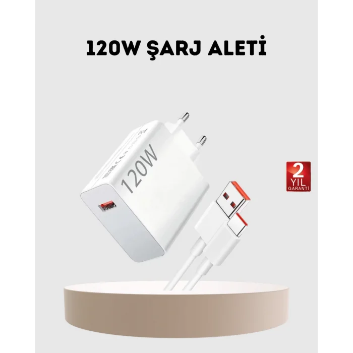 120W USB-C Şarj Adaptörü Süper Hızlı Şarj Güç Kaynağı Seti