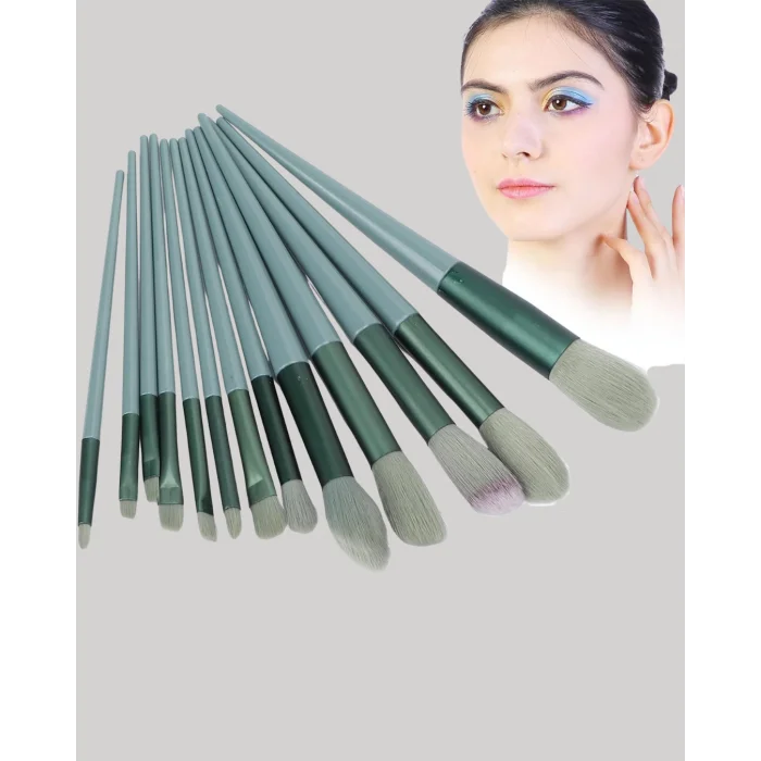 13lü Fiber Kıllı Yumuşak Makyaj Fırçası Seti Taşınabilir ve Ergonomik Tasarım