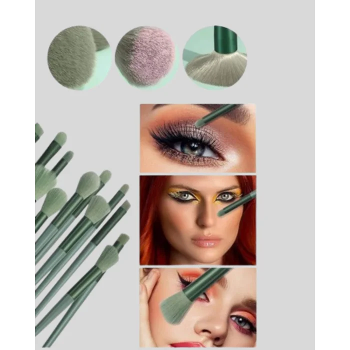 13 Parça Makyaj Fırça Seti – Ergonomik, Dökülme Yapmayan, Taşınabilir