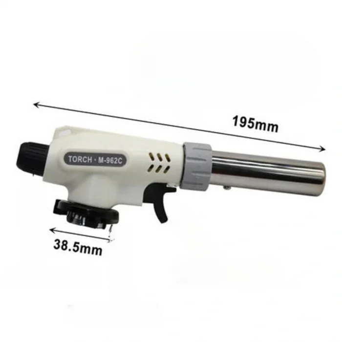 1300°C Çok Amaçlı Gaz Torch Çakmak - Mutfak, Mangal, Lehimleme Pürmüz Alev Tabancası (5047)