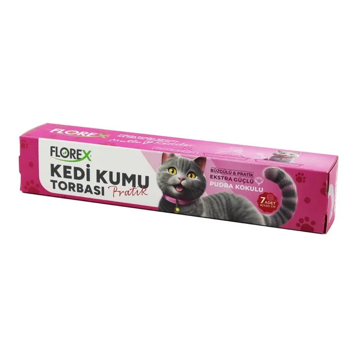 140 ADET KEDİ - EVCİL HAYVAN  KUMU TORBASI PRATİK PUDRA KOKULU  BÜZGÜLÜ - EXTRA GÜÇLÜ 82X50CM (5047)
