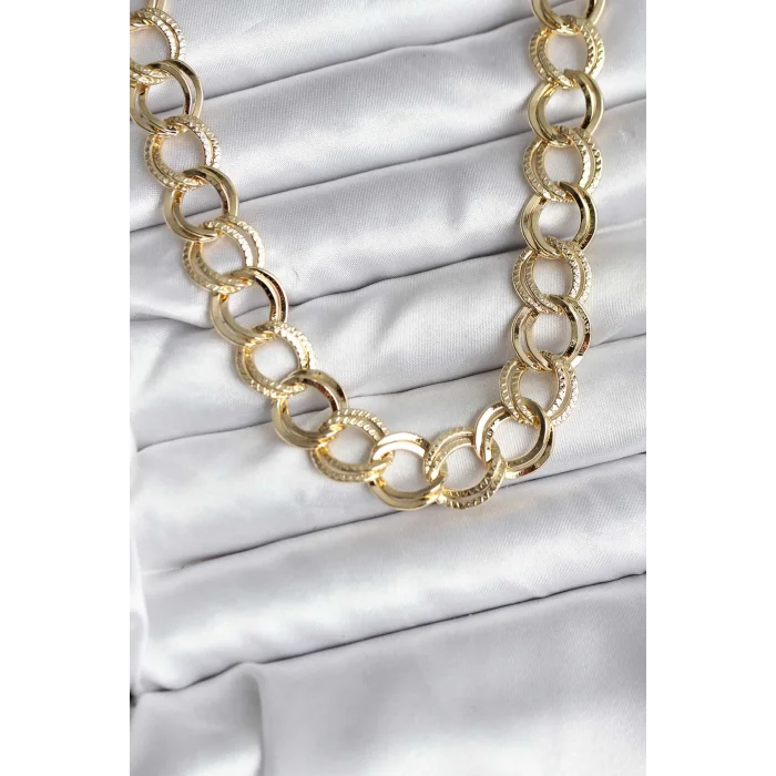 14K Gold Renk Kaplama Samanyolu Model CM Kadın Kolye