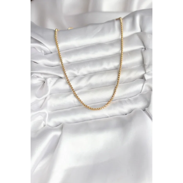 14K Gold Renk Kaplama Zincir Model CM Kadın Kolye