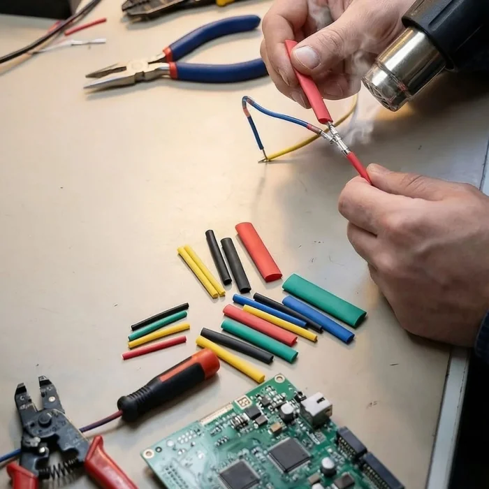 164 Parça Isı ile Daralan Makaron Seti – Elektrik Kablo İzolasyon &amp; Koruma Kılıfı, Renkli Shrink Tube Set (5047)