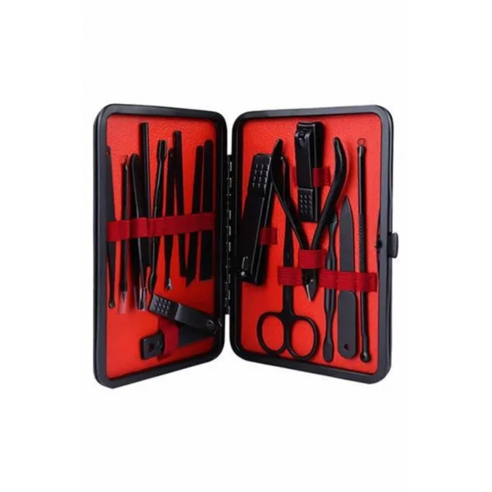 17 Parça Manikür Pedikür Seti El Ayak Bakım Seti Tırnak Makası Törpü