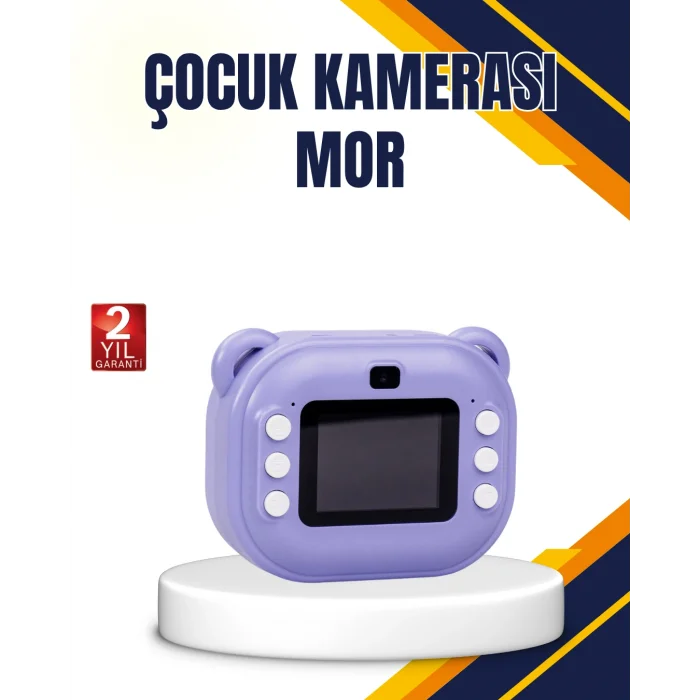 18 Efektli Şipşak Kamera – Oyunlu, Müzik Çalarlı ve Anında Baskı Özellikli