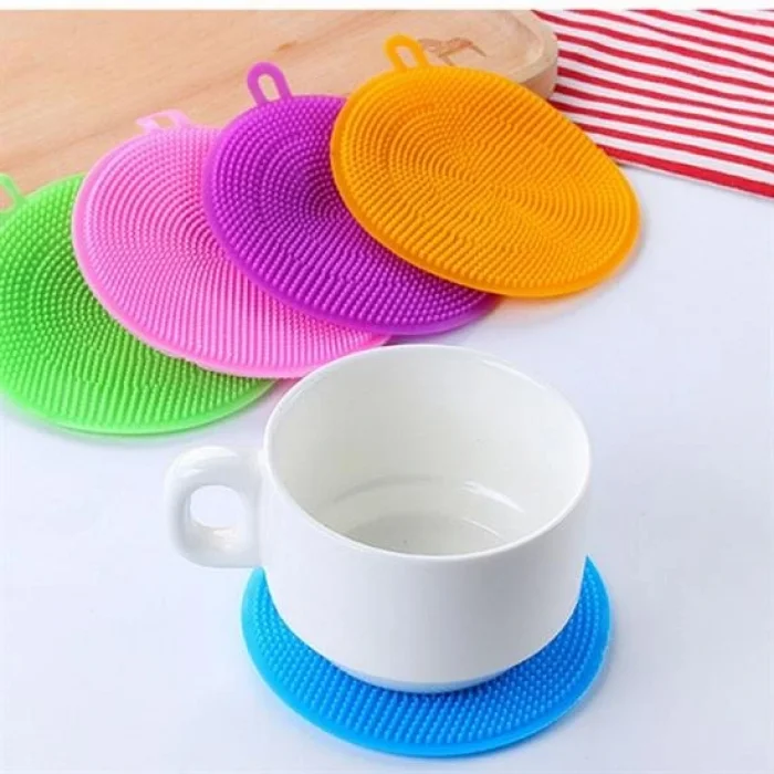 2'li Kir Tutmaz Tırtıklı Yüzey Bulaşık Yıkama Pedi (5047)