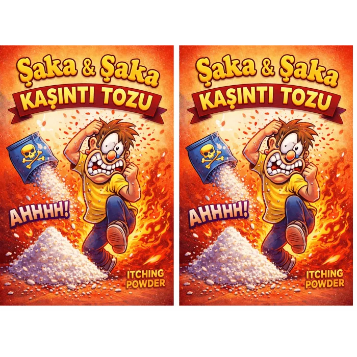 2 Adet Kaşıntı Tozu Şaka Kaşıntı Tozu Eğlence Şaka Amaçlı Toz