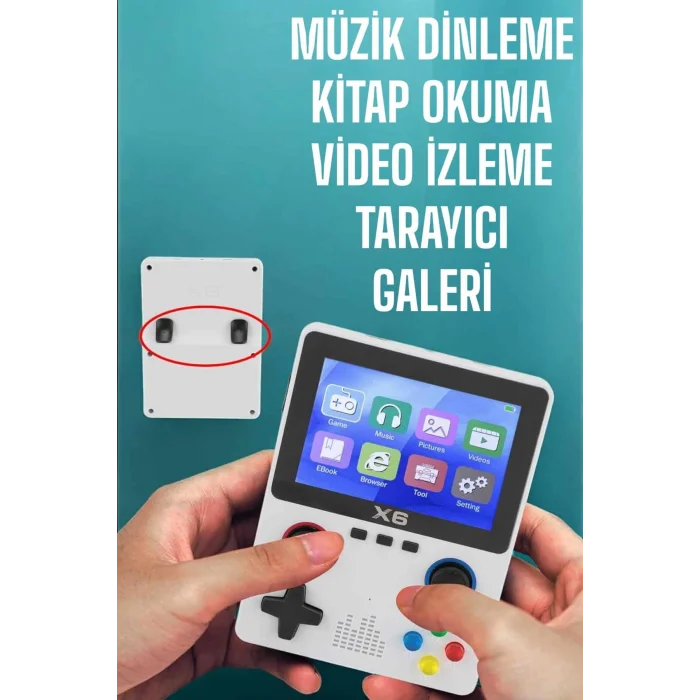 20.000 Oyunlu Retro El Konsolu Taşınabilir Oyun Cihazı