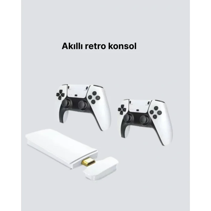 20.000 Yüklü Oyunlu Kablosuz Retro Oyun Konsolu 4K Destekli
