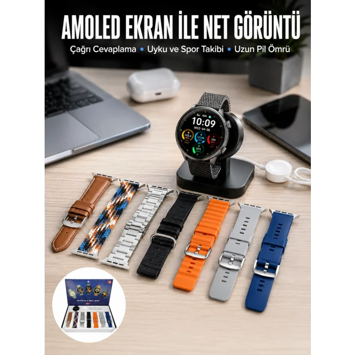 2025 Model Akıllı Saat ve 2.Nesil TWS Bluetooth Kulaklık Yüksek Ses Kaliteli Yeni Nesil