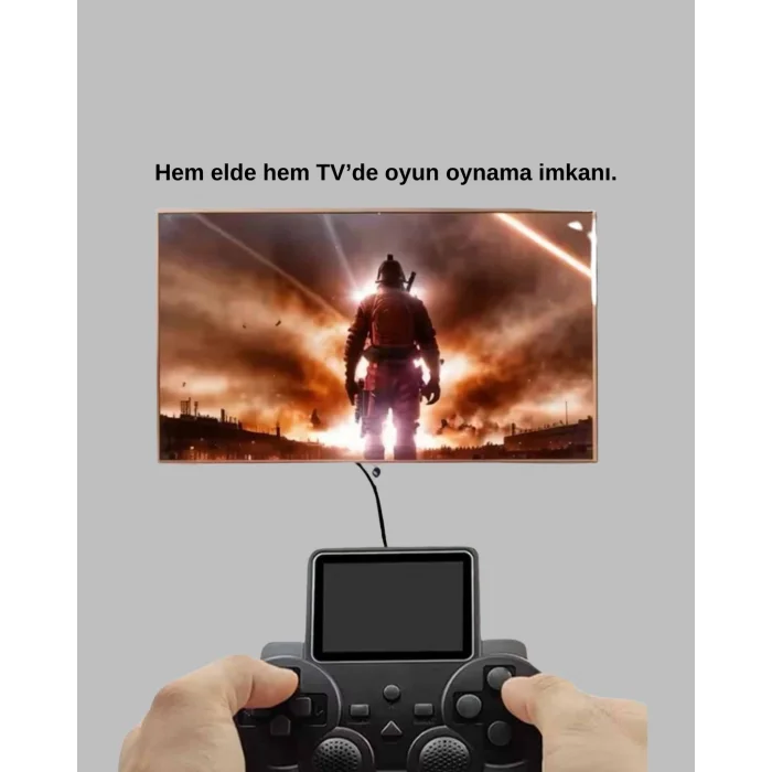 2025 S10 Gamepad 520 Klasik Retro Oyunlu TV Bağlantılı A Kalite Orijinal