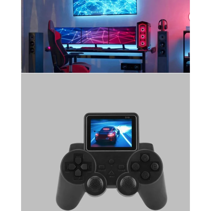 2025 S10 Gamepad 520 Klasik Retro Oyunlu TV Bağlantılı A Kalite Orijinal Yeni Nesil
