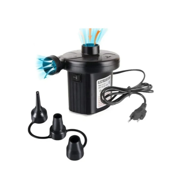 220V Priz Girişli Havuz Bot Şişme Yatak Şişirme Pompası