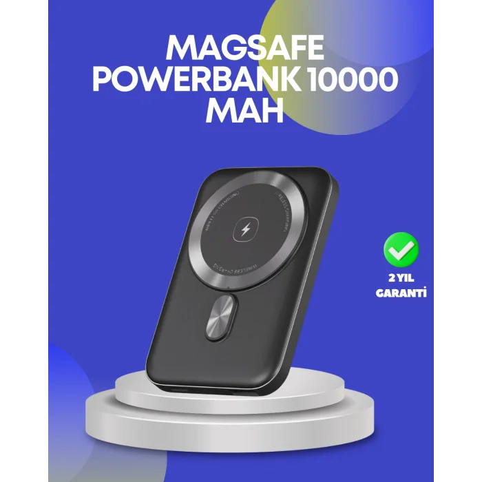 22.5W Hızlı Şarj Destekli Manyetik Powerbank Kompakt Tasarım