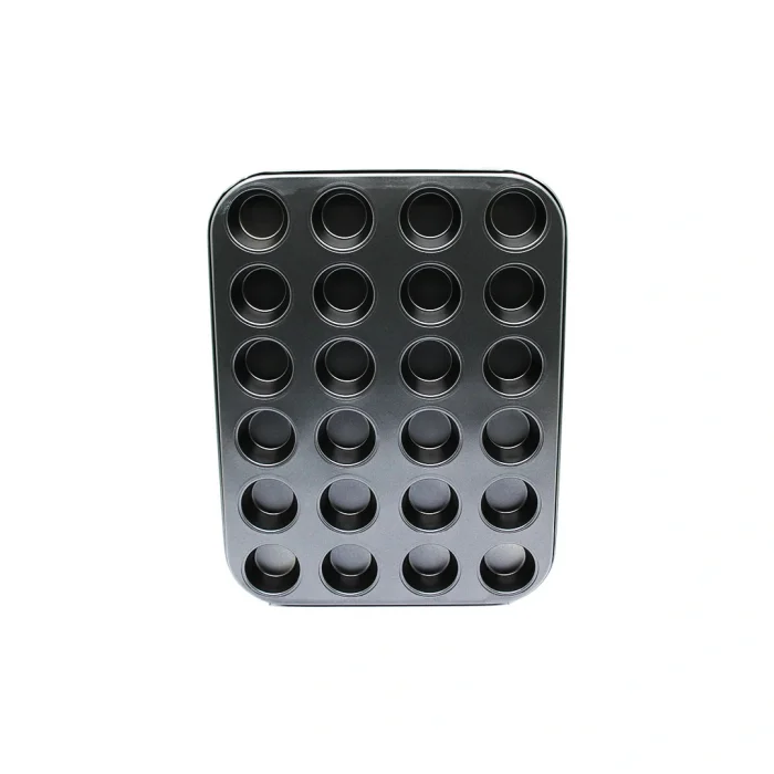 24 GÖZLÜ METAL - SİYAH MUFFIN KEK KALIBI (5047)
