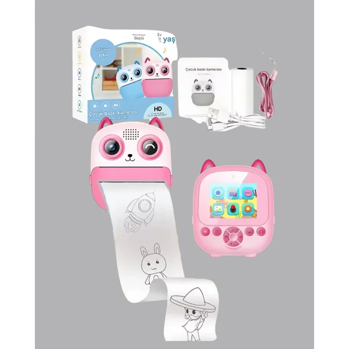 2.4 İnç Ekranlı Çocuk Fotoğraf Makinesi 6X Zoom Özellikli