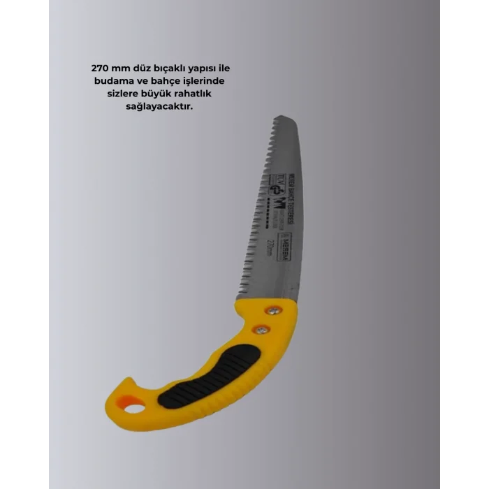 270 mm Düz lı Bahçe Budama Testeresi Kılıflı