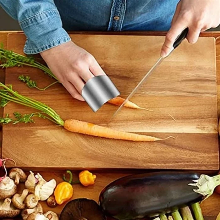 2li Metal Parmak Koruyucu Hızlı ve Güvenli Kesme Paslanmaz Çelik Koruyucu Aparat (5047)