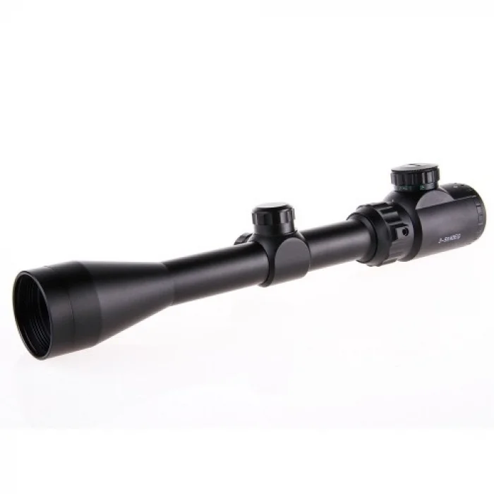 3-9x40 Zoomlu Çıft Işıklı Av Tüfeği ü Montaj Kelepçeli