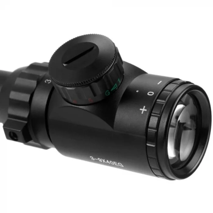 3-9x40 Zoomlu Çıft Işıklı Av Tüfeği ü Montaj Kelepçeli