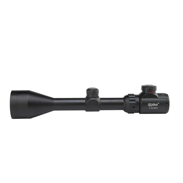 3-9x50 Zoomlu Keskin Nişancı Av ü Kırmızı, Yeşil Işık Çelik Gövde