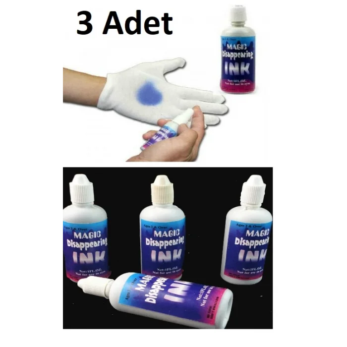 3 Adet Sihirli Şaka Mürekkebi