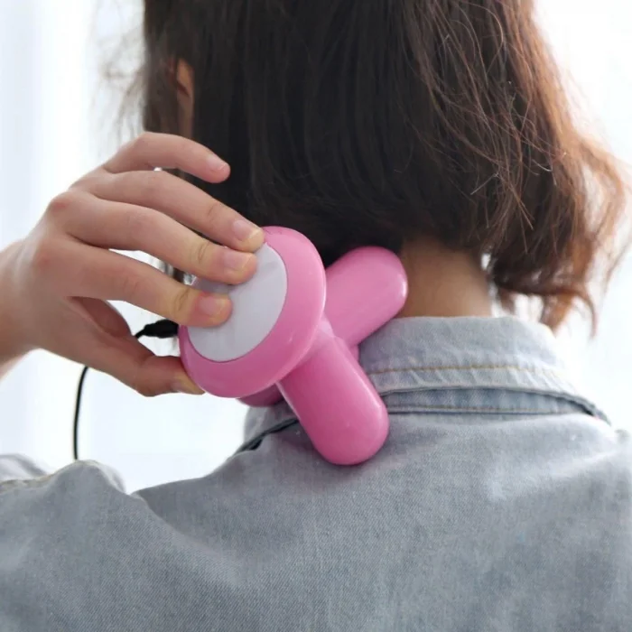 3 Başlıklı Titreşimli USB Şarjlı Mini El Masaj Aleti (5047)