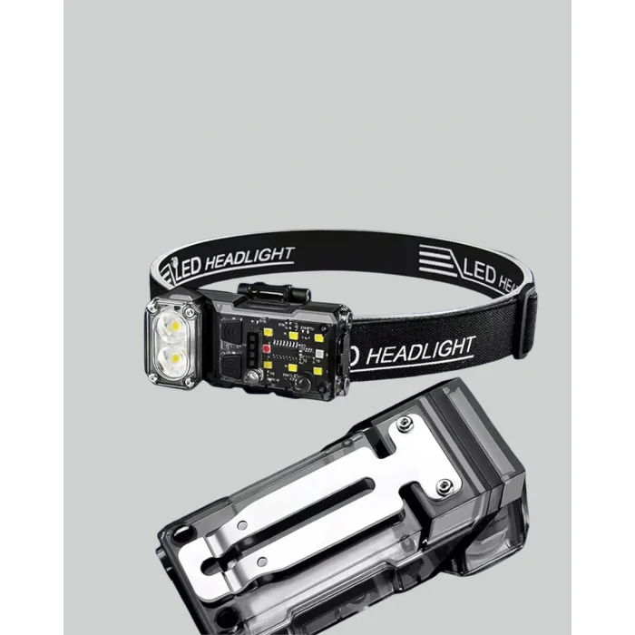 3 Fonksiyonlu LED Far El Feneri Çalışma Lambası Uzun Pil Ömürlü