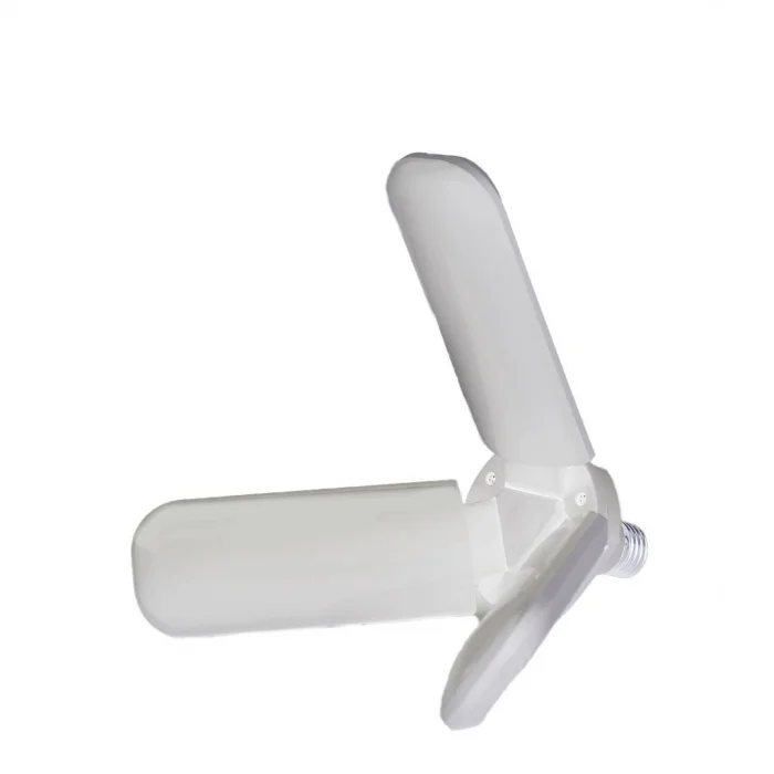 3 KOLLU PERVANE MODELİ BEYAZ LED LAMBA AMPUL 24W - E27 (5047)