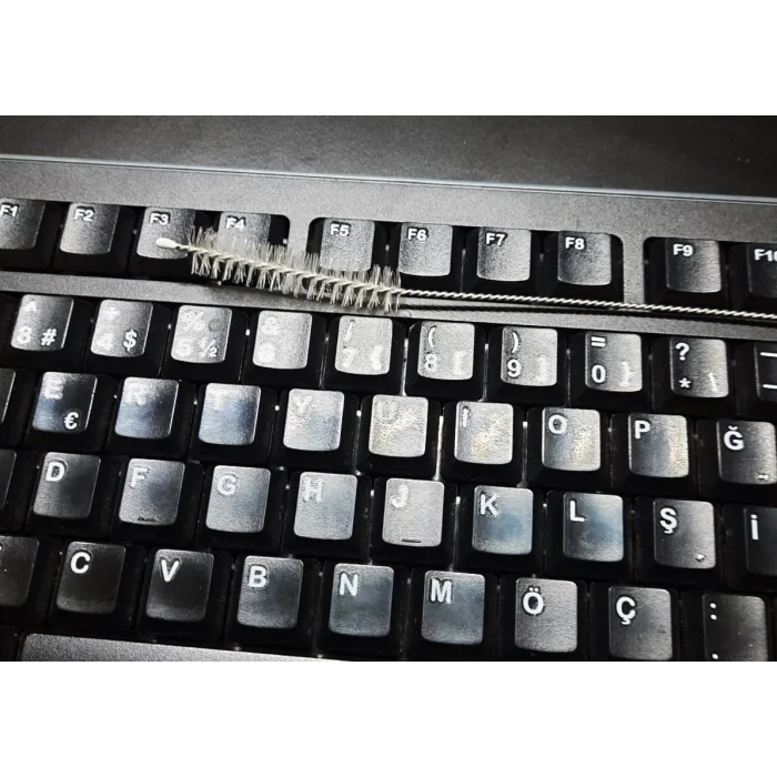 3 Lü Pratik Fırça  Esnek Bükülebilir Klavye Mouse Arası Temizlik Fırçası