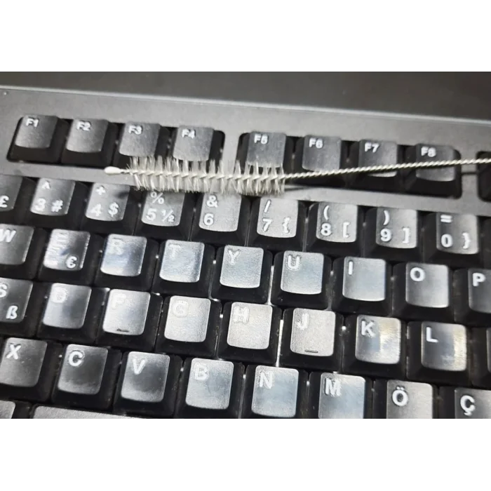 3 Lü Pratik Fırça  Esnek Bükülebilir Klavye Mouse Arası Temizlik Fırçası