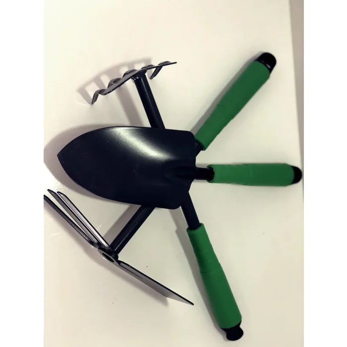 3 Parça Bahçe Seti - Çapa Tırmık Kazma Set (5047)