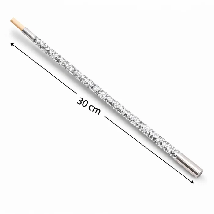 30 cm Gümüş Payetli  Tutacağı – 1920’ler Gatsby Parti Aksesuarı